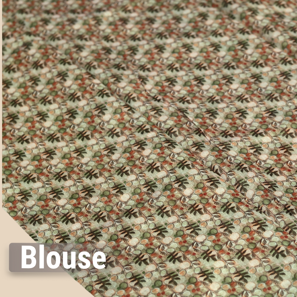 Chanderi Cotton - Muted Dusty Rose with Scallop Sequins