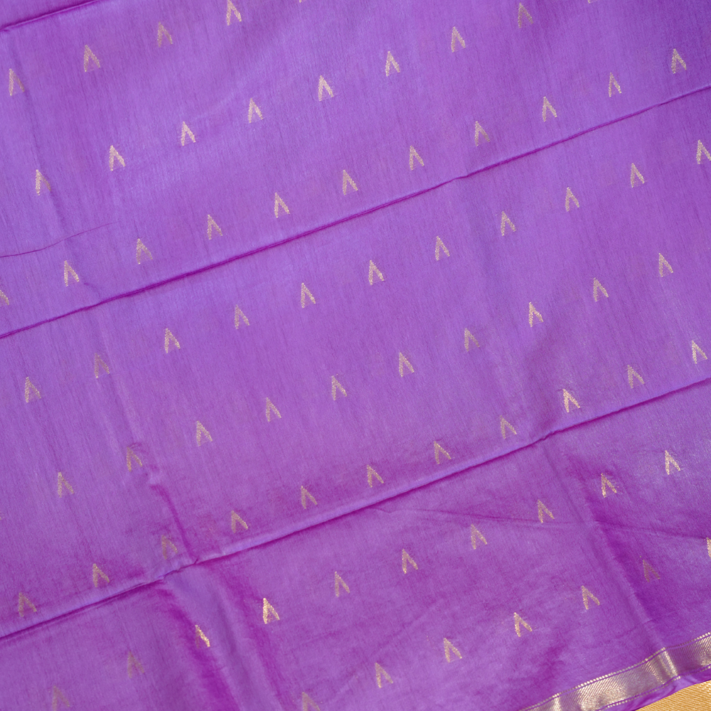 Menmai - Indrani Rekha - Soft Silk Saree - Rich Purple  with Gold Zari
